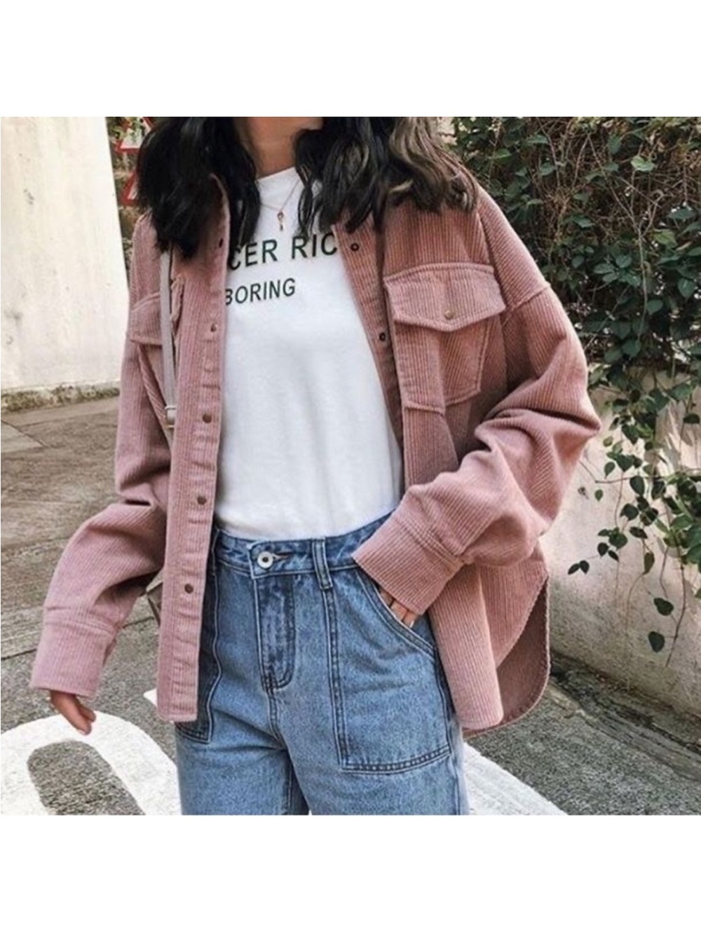 Pink Corduroy Jacket